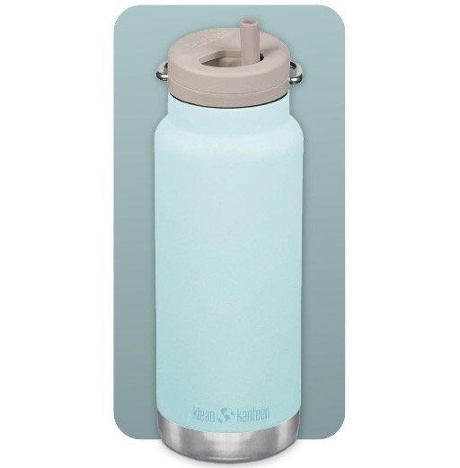 Clean Kanteen's Reusable bottle in a light blue color