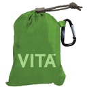 Pale Green Vita Polyester Shoulder Tote Pouch